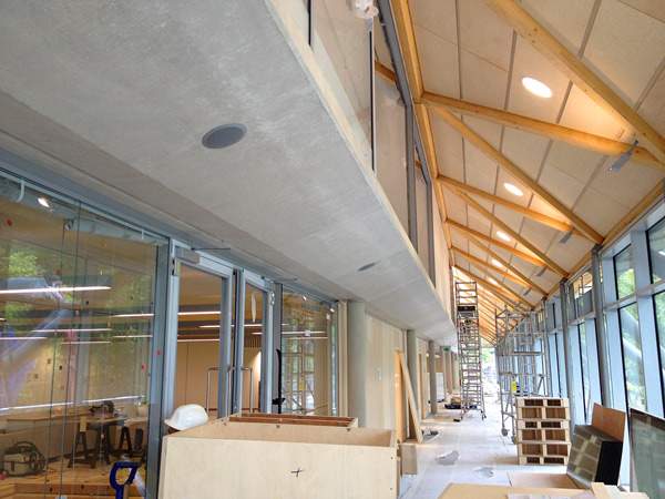 Example of exposed &#39;fair-faced&#39; concrete soffits