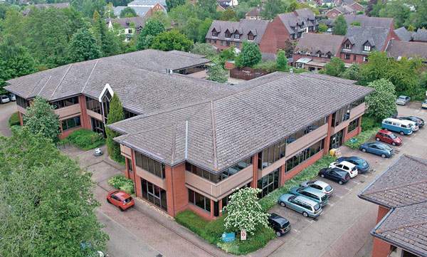Our old office building, Panda House, outside Godalming – image ©Allsop