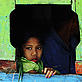 Village residents living in the lower Myanmar delta, Asia