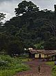 People and houses in a village by the forest, East province, Cameroon - (c) Brent Stirton/ Getty Images/ WWF-UK People and houses in a village by the forest, East province, Cameroon