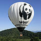 WWF balloon in Sao Joao, Brazil WWF balloon over Brazil © Brent Stirton / Getty Images / WWF-UK