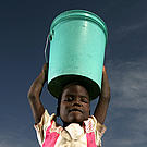 Villagers collecting water, Tanzania