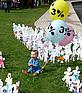 Young supporter at Climate Rally