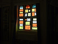 Servite Primary School stain glass window