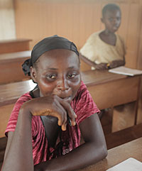 BaAku 'pygmy' school, Ngombe, Republic of Congo