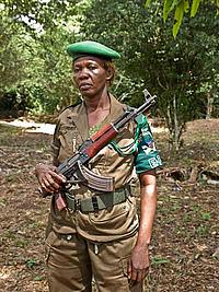 Bernadette, eco Guard, Bayanga