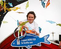 Tom Kitchin supporting the More Fish campaign - © WWF Scotland / Maverick Tom Kitchin supporting the More Fish campaign