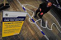 Dan Barlow, Acting Head of Scotland, at the climate crime scene