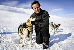 David Cameron in the Arctic in 2006. © WWF UK David Cameron in the Arctic in 2006.