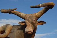 Kouprey statue