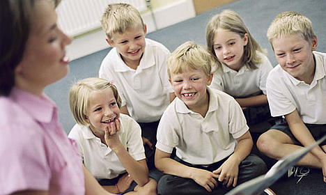 Children in class