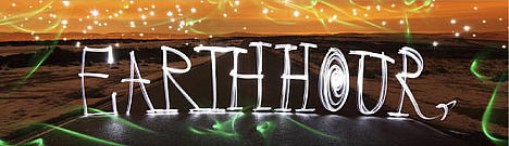 Earth hour email banner