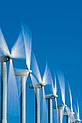 © National Geographic Stock/ Mark Thiessen / WWF Wind turbines funnel wind from the Columbia River Gorge, Washington-Oregon border, United States. Wind turbines funnel wind from the Columbia River Gorge, Washington-Oregon border, United States.
