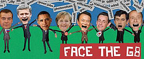Face the G8 small banner crop