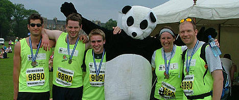 Edinburgh Marathon Runners