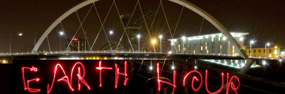 Clyde Arc Earth Hour