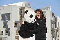 Heather Reid and Panda
