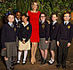 (c) ASH KNOTEK / WWF-UK St Johns RC Primary School meet Sky presenter Charlotte Hawkins at the launch of the I Love Amazon Young Reporter Competition