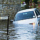 Flooded UK street