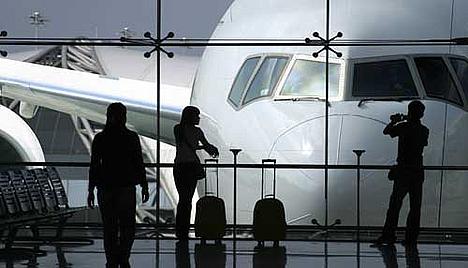 Passengers at airport