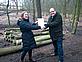 Julia with Cllr Joe Goldberg Timber Julia with Cllr Joe Goldberg Timber