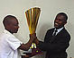 © WWF WWF Kenya representative Jackson Kiplagat receives the KFWG award. WWF Kenya representative Jackson Kiplagat receives the KFWG award.