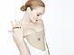 Lily Cole modelling her range of jewellery made with wild rubber. Lily Cole modelling her range of jewellery made with wild rubber.