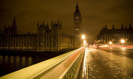 Earth Hour - Houses of Parliament and Big Ben