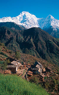 View of Annapurna South - Nepal