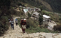 Steep steps - Nepal diary