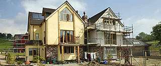 House building - The Wintles, sustainable homes - John Birdsall / WWF-UK The Wintles, sustainable homes © John Birdsall / WWF-UK