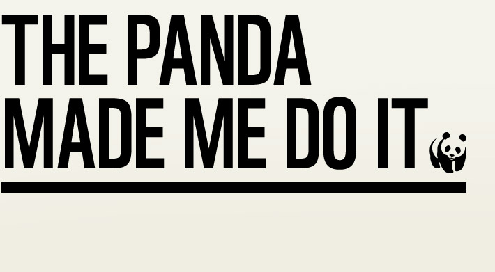 The Panda Made Me Do It campaign logo