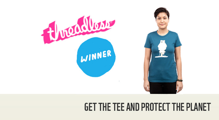Winning design in the WWF+Threadless challenge