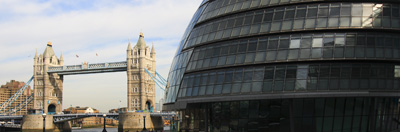 View of London skyline