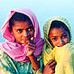 Girls from the Indus fishing community by the Indus River,  Pakistan