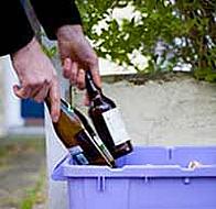 Recycling bottles © Ben Ealovega / WWF UK