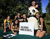 Team Panda at the 2012 Royal Parks half marathon