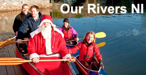 Santa adopts the Lagan for Our Rivers NI