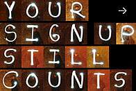 Sign up and switch off 
