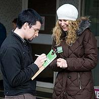 Supporters signing WWF's petition for a strong Scottish Climate Change Bill