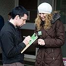 Supporters signing WWF's petition for a strong Scottish Climate Change Bill