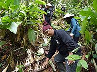 Steep trek