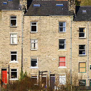 Terraced housing in the North of England - © Steve Morgan / WWF-UK Terraced housing in the North of England