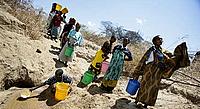 Fetching water, Tanzania