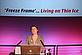 Victoria Lee Emily Lewis Brown speaking at the ‘Living on Thin Ice’ lecture