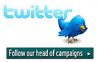 Follow our head of campaigns