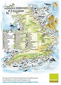 Map showing English marine species