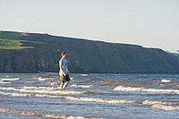 walking in the sea - Niall Benvie walking in the sea