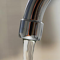 A tap in a suburban home