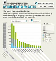 The water footprint of production